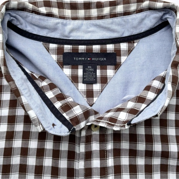 Tommy Hilfiger Other - TOMMY HILFIGER Check Plaid Button Down Oxford Long Sleeve Gingham Print Shirt